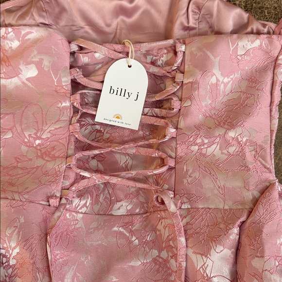 Billy J Pink Short Cocktail Dress - Picture 5 of 6